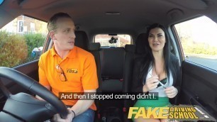 Fake Driving School Male Learner fucking his female examiner