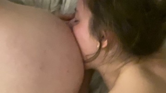 gf licking my ass