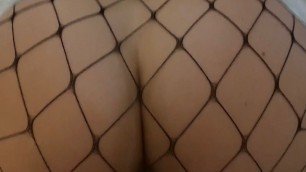Amateur Babe in Fishnets with Big Ass so Good- 4K JuicyChica
