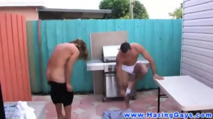 Straight Dude Walks Naked In Public During His Initiation