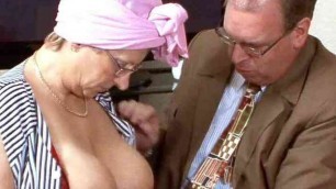 Old German Mature Granny seduced to Fuck in 90s Vintage Porn