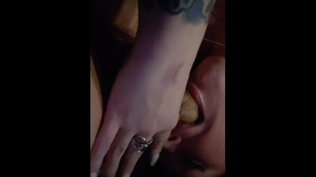 Sneaky BJ in the Car I Love Sucking Dick