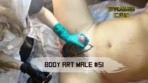 She does Intimate Body Art to a Guy