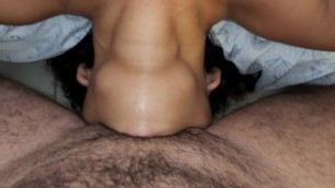 Extreme Deepthroat Upside down Position with Cum in Mouth 10/12/2022