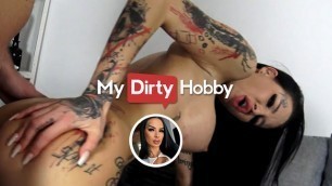MyDirtyHobby - Raven Maja-Bach Loves to Wear her Latex & become a Fuck Toy for her Horny BF